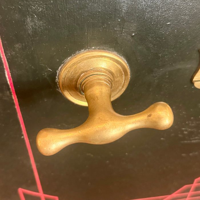 Cassaforte T. Withers & Sons restaurata UK 1900 ca