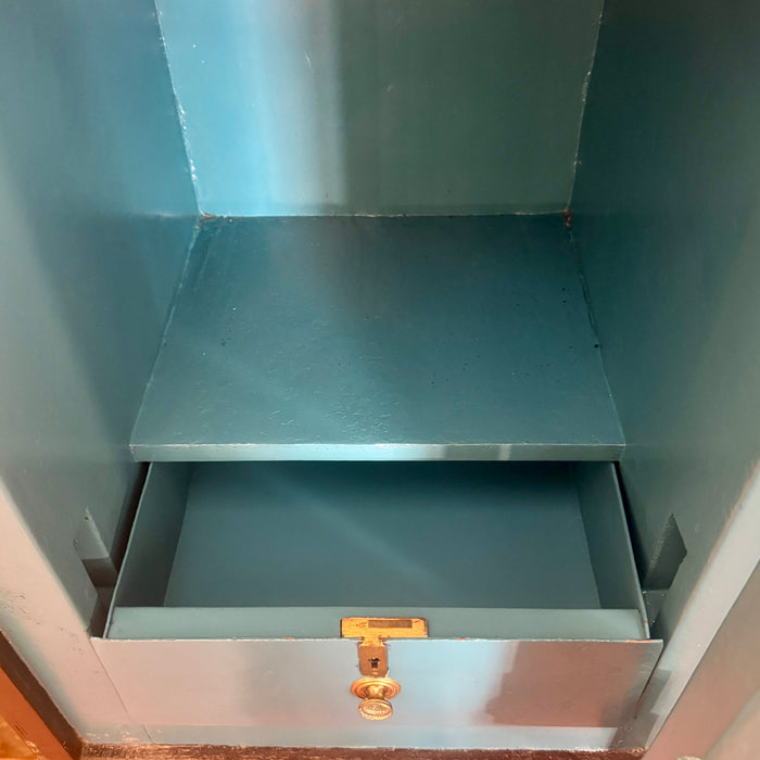 Cassaforte T. Withers & Sons restaurata UK 1900 ca