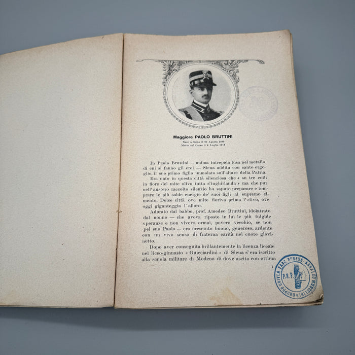 "Luce di Scomparsi" libro Maria Notari Olivotti Siena Gruppo Univ. Fasc. Senese 1921