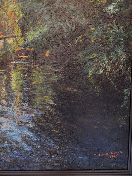 Giovanni Maimeri - "Mezzodì" - olio e tempera su tela - 1930