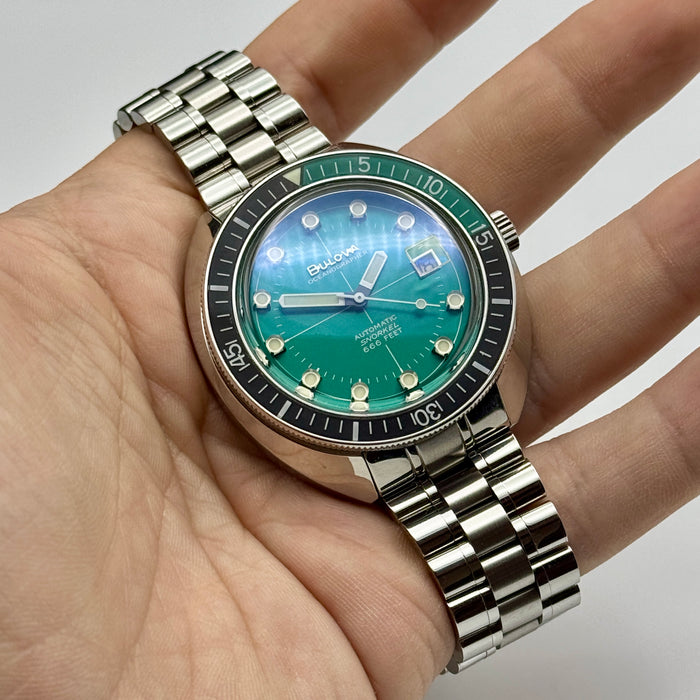 Bulova Oceanographer 96B322 orologio 44 mm verde nero full set 2021