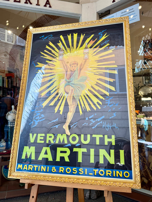 Manifesto Martini Vermouth ill. Leonetto Cappiello seconda metà XX sec.