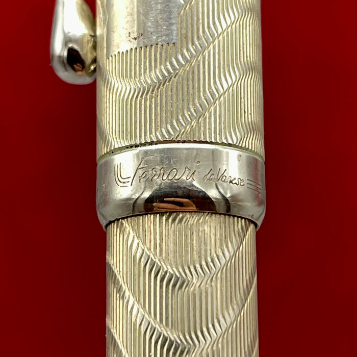 Ferrari da Varese penna stilografica vintage arg. 925 pen. dorato 1990 ca