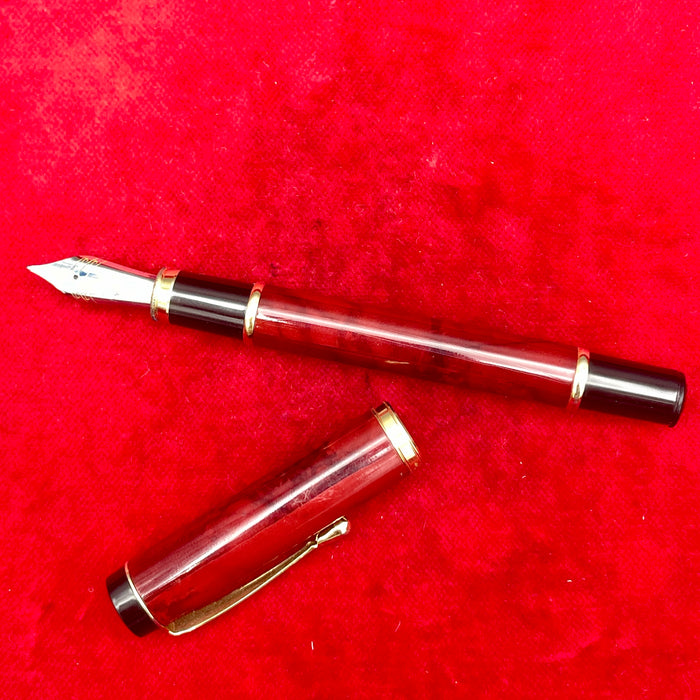 Ronson penna stilografica vintage penino dorato Iridium 1990 ca