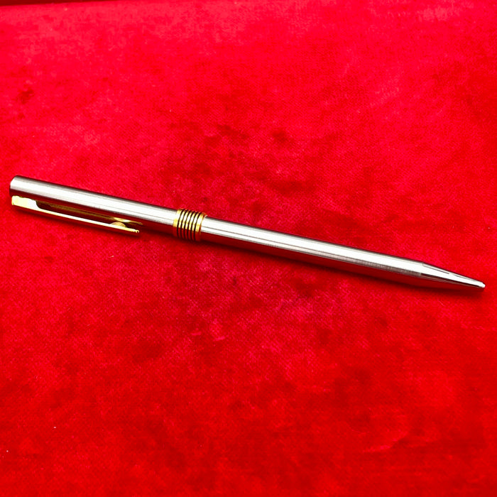 Aurora Marco Polo penna sfera cromata satinata 1990 ca