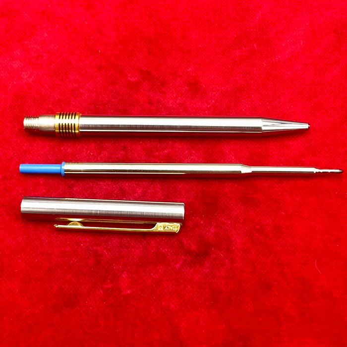 Aurora Marco Polo penna sfera cromata satinata 1990 ca