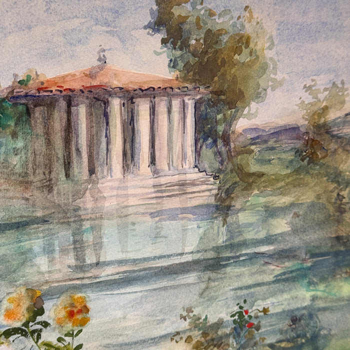 Vittorio Giunti – “Leda e il cigno” – acquerello su carta – 1920 ca