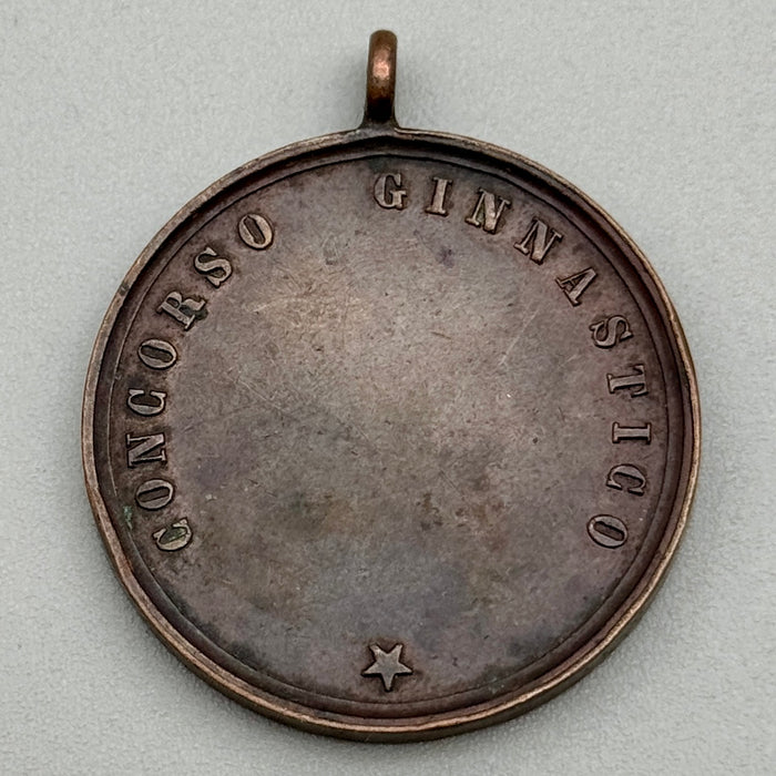 Medaglia Federazione Ginnastica Italiana Concorso Italia 1910 ca