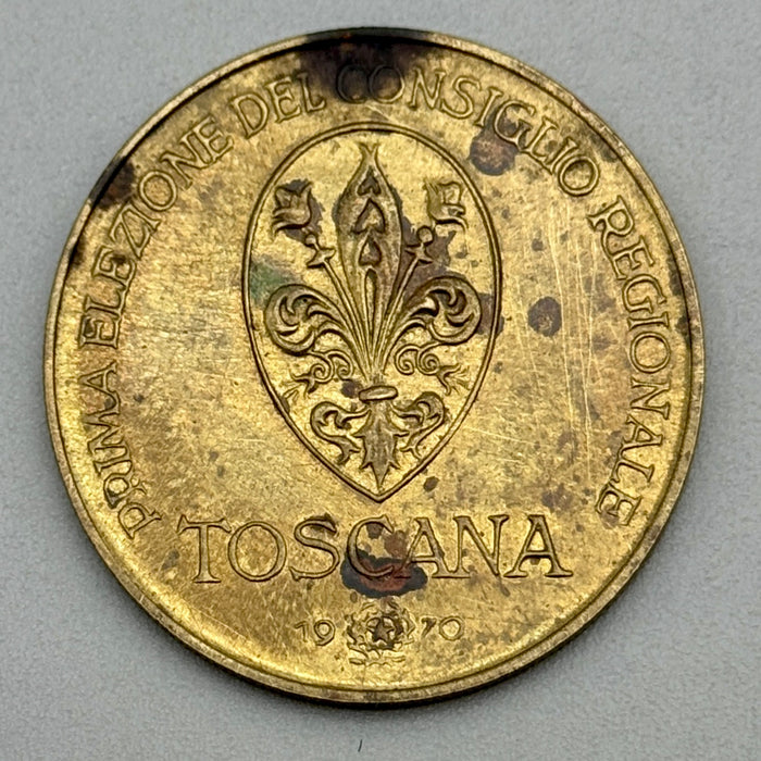Gettone Tempo Elezione del Consiglio regionale Toscana 1970