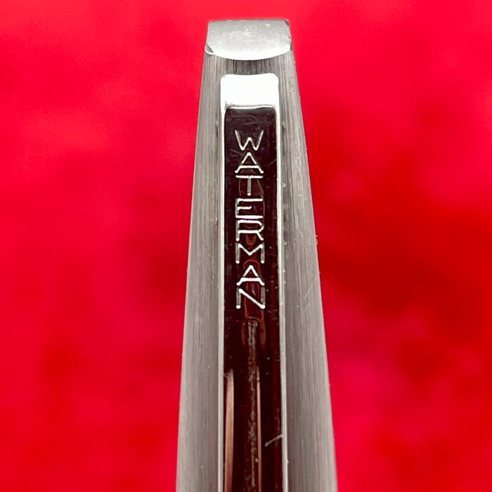 Waterman penna sfera cromata satinata France 1980 ca