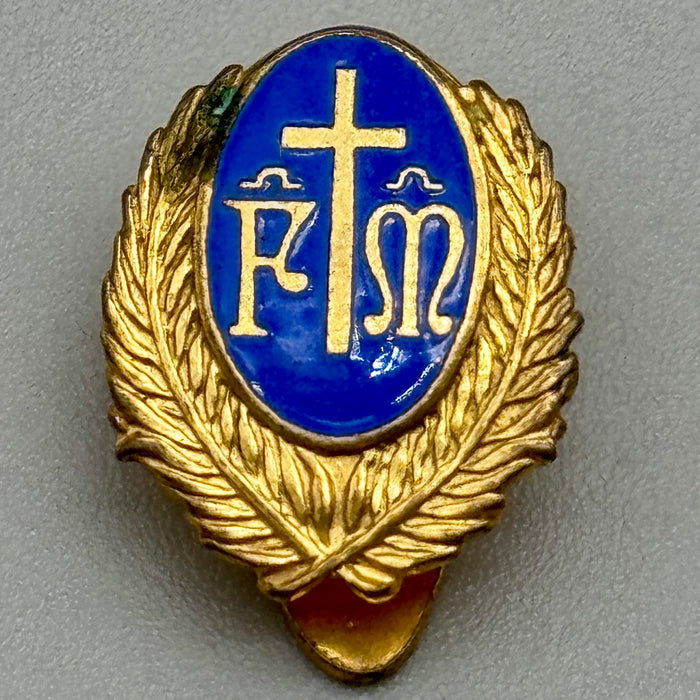Distintivo smaltato Picchiani Barlacchi Confederazione Nazionale delle Misericordie Italia 1930 ca
