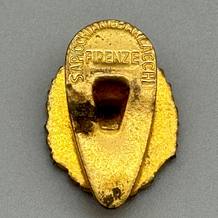 Distintivo smaltato Picchiani Barlacchi Confederazione Nazionale delle Misericordie Italia 1930 ca