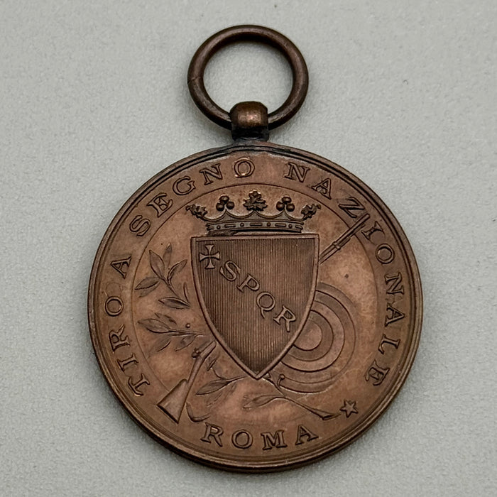 Medaglia Tiro a segno Nazionale Regno Vittorio Emanuele III Italia 1920 ca