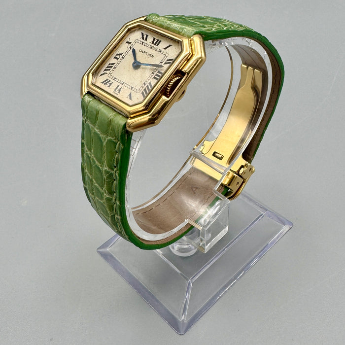 Cartier Ceinture orologio oro 18kt carica manuale 24 mm Swiss 1980 ca