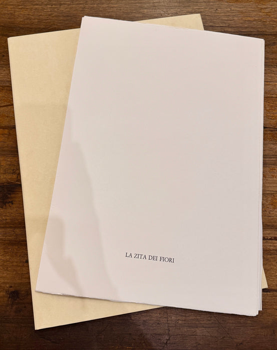 Antonio Possenti – “La zita dei fiori" – litografia su carta 68/120 – 1978