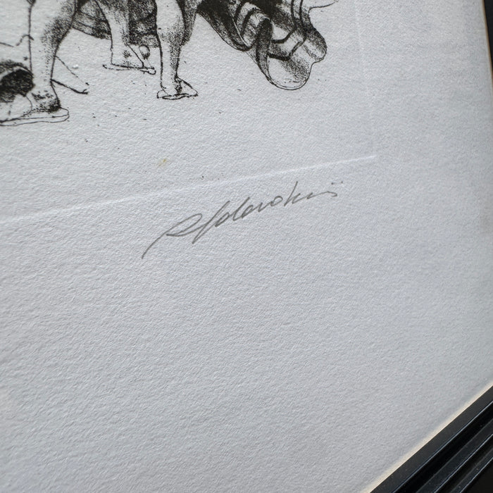 Renzo Galardini - "Omaggio a Fortunato Bellonzi" - incisione su carta 96/100 - 1986