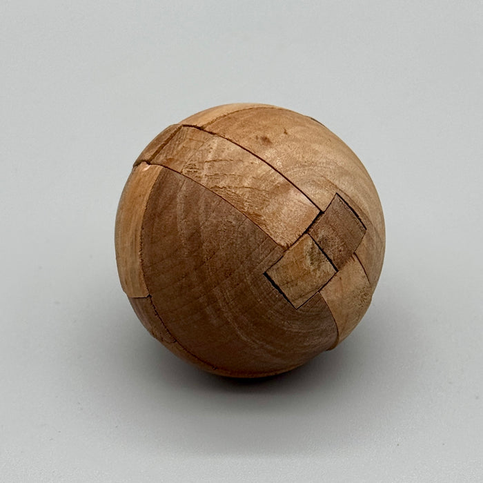 Rompicapo gioco logica in legno "Sfera" 1980 ca