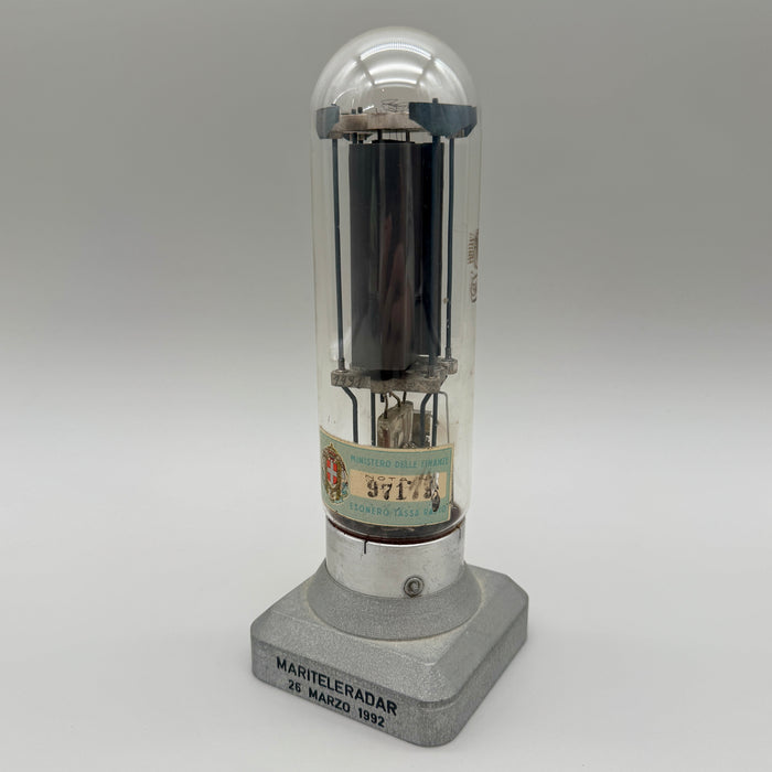 Valvola Mariteleradar primo radar italiano Livorno WW2 1940 ca