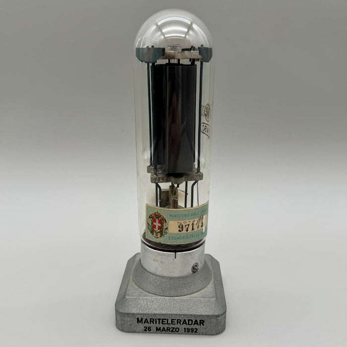 Valvola Mariteleradar primo radar italiano Livorno WW2 1940 ca