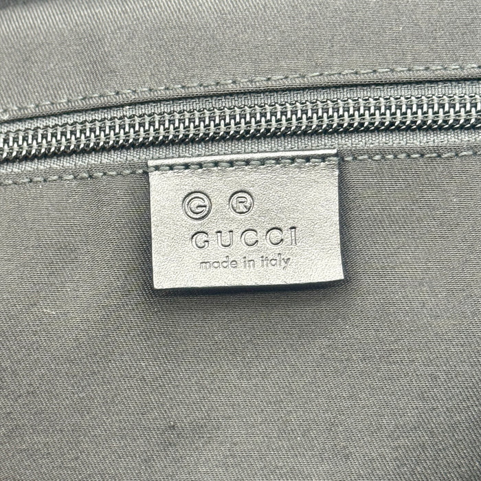 Gucci borsa borsone tracolla da viaggio tela monogram GG nera 2010 ca