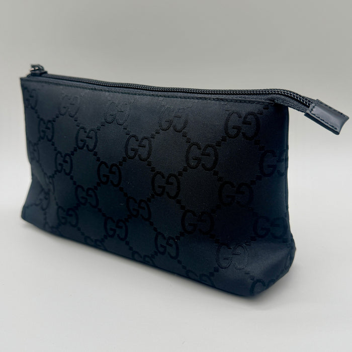 Gucci pochette tela nera monogram GG 2010 ca