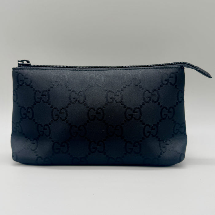 Gucci pochette tela nera monogram GG 2010 ca