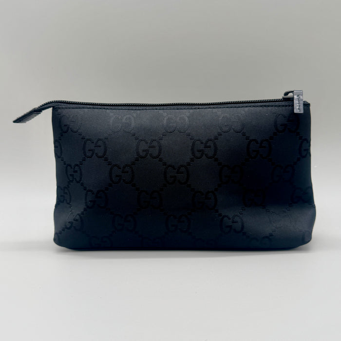 Gucci pochette tela nera monogram GG 2010 ca