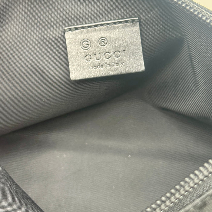 Gucci pochette tela nera monogram GG 2010 ca