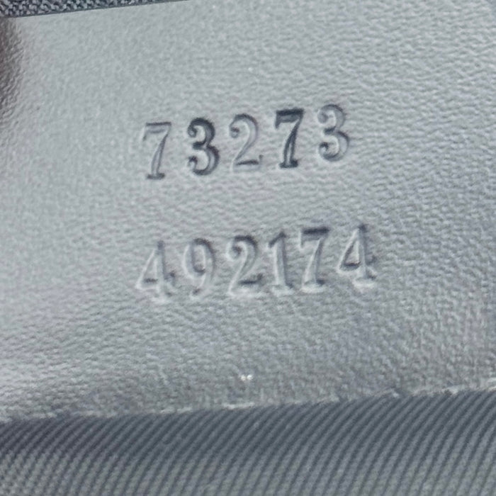 Gucci pochette tela nera monogram GG 2010 ca