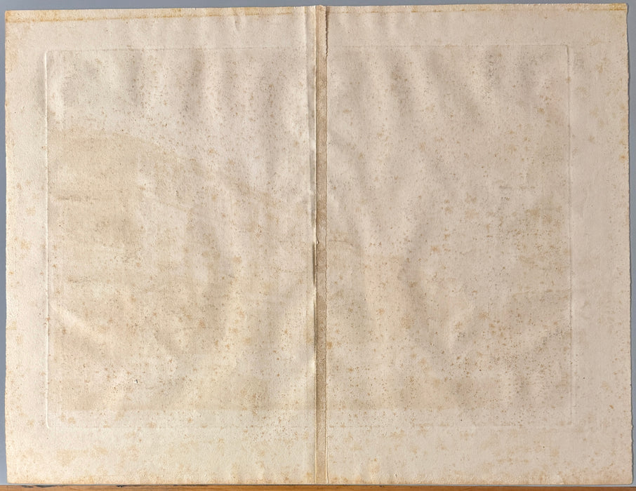 Jean Barbault - "Veduta del Palazzo Sacchetti in Roma" - incisione acquaforte su carta - 1762