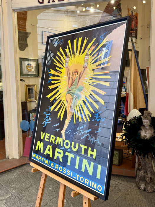 Manifesto Martini Vermouth ill. Leonetto Cappiello seconda metà XX sec.