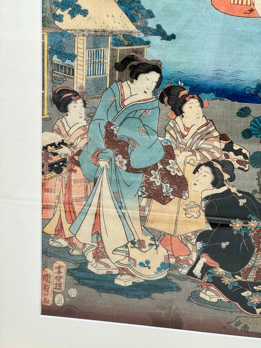 Utagawa Kunisada II – “La storia di Genji - Otome N.21” – ukiyo-e – 1857