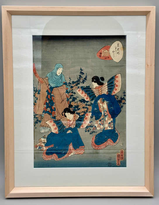 Utagawa Kunisada II – “La storia di Genji - Kochō N.24” – ukiyo-e – 1857