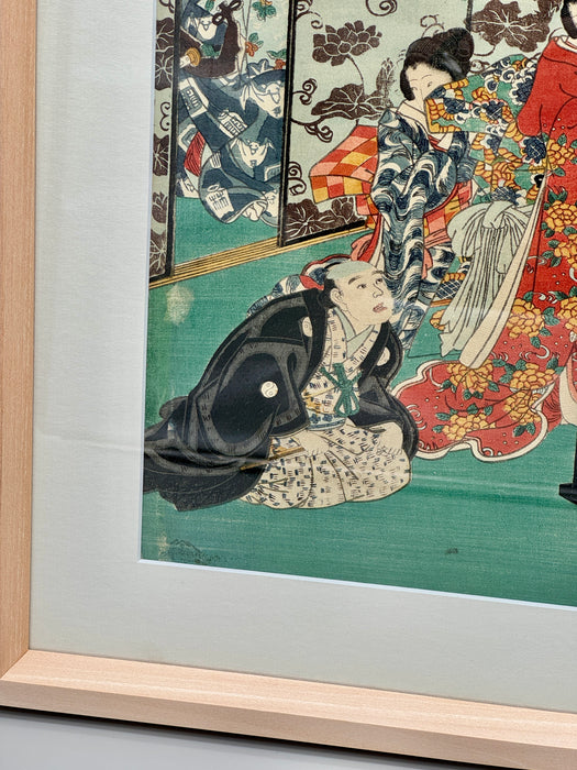 Utagawa Kunisada II – “La storia di Genji - Fujibakama N.30” – ukiyo-e – 1857