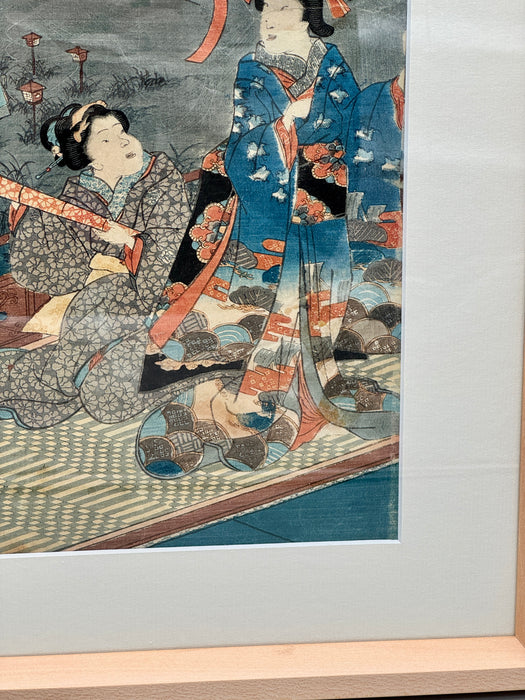 Utagawa Kunisada II – “La storia di Genji - Akashi N.13” – ukiyo-e – 1857