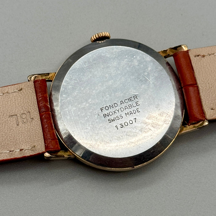 Margi 17 Rubis incabloc orologio da polso meccanico dorato 33 mm Swiss 1960 ca