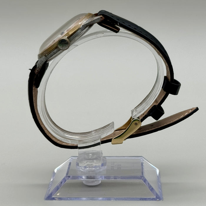 Ancre orologio da polso cromato meccanico 34 mm Swiss 1950 ca