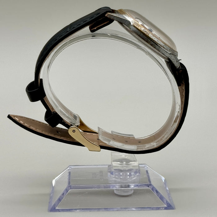 Ancre orologio da polso cromato meccanico 34 mm Swiss 1950 ca