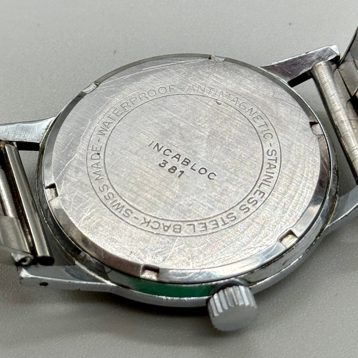 Lowensenf 17 rubis incabloc orologio da polso meccanico 35 mm Swiss 1950 ca