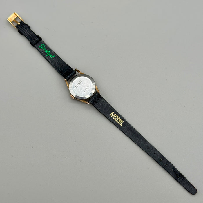 Sigel 17 rubis antimagnetic orologio dorato meccanico 22 mm Swiss 1950 ca