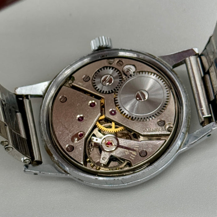 Lowensenf 17 rubis incabloc orologio da polso meccanico 35 mm Swiss 1950 ca