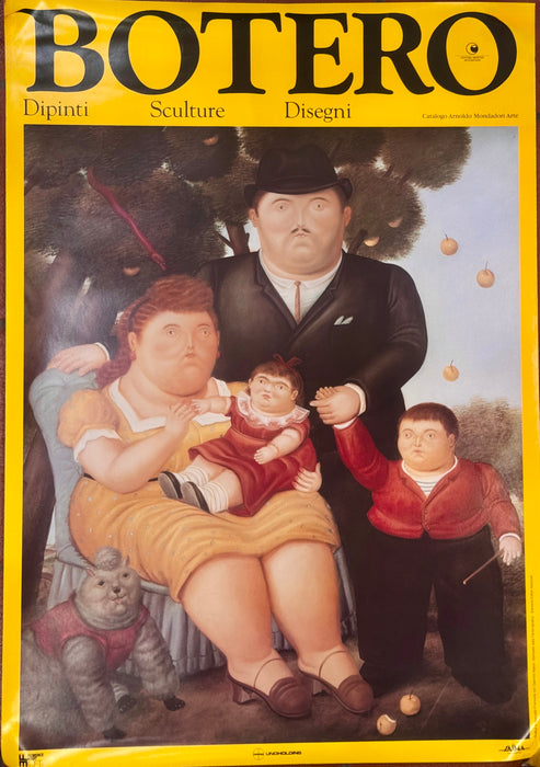 Fernando Botero – “Quadro di famiglia" – stampa offset – 1991