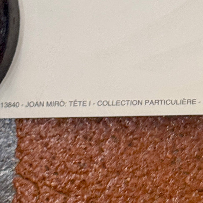 Joan Mirò – "Tetè I" - stampa offset – 1995