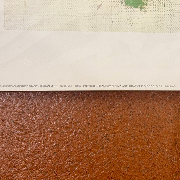 Joan Mirò – "Tetè I" - stampa offset – 1995