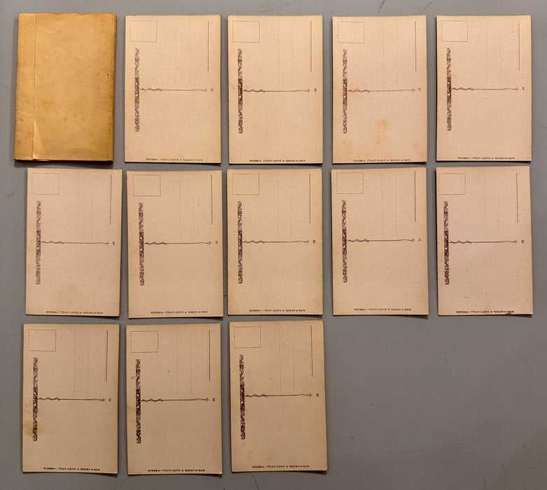 Ezio Anichini "La Divina Commedia" serie completa 52 cartoline Giusti Firenze 1920 ca