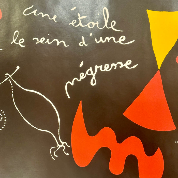 Joan Mirò – "D'une nègresse 1938" - stampa offset - 1990 ca