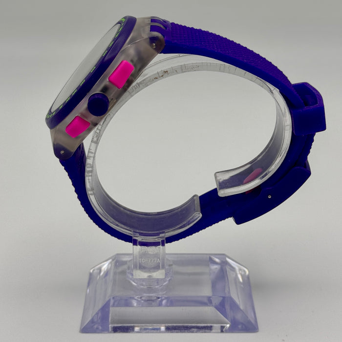 Swatch Purp-Lol ref. Susk400 orologio chrono quarzo 42 mm Swiss 2010 ca