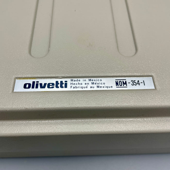 Macchina scrivere Olivetti Lettera 35i grigia 1985 ca