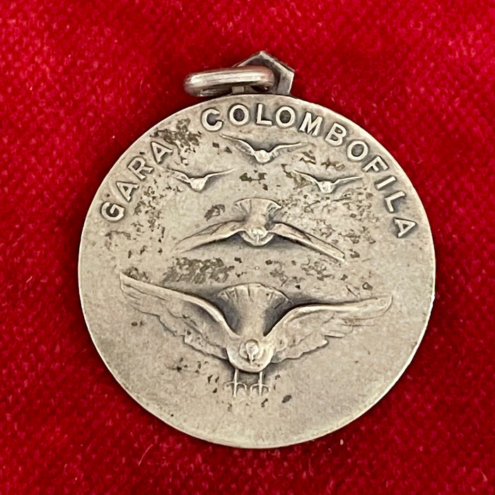 Medaglia Gara Colombofila da Padova 200 km 2° premio argento 1939