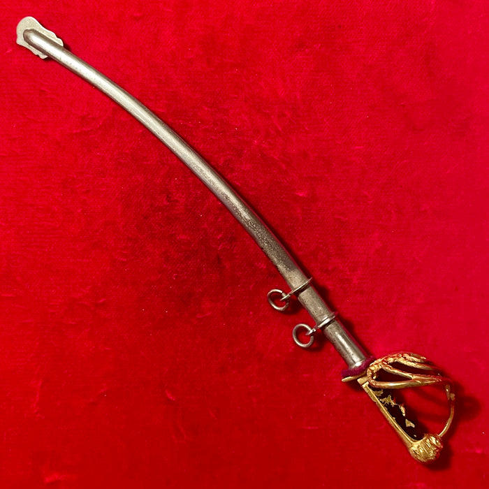 Spadino Regio Esercito Cavalleria R.E.I. sciabola miniatura ufficiale 1900 ca